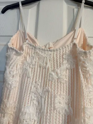 SHEIN cream floral maxi dress thumbnail 2