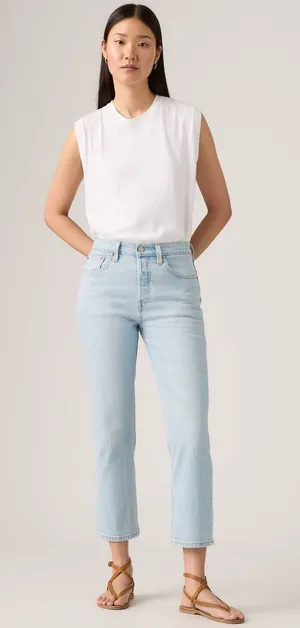 501s Levi's Light Wash Relaxed High Rise Straight Leg Jeans Size 28 thumbnail 1