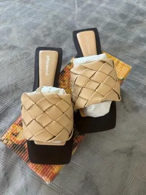 Jeffrey Campbell Costello-L natural brown slide sandal size 9 thumbnail 2