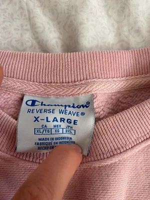 Champion pink cropped crewneck thumbnail 8