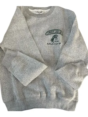 Official Taylor Swift Cowboy Like Me Crewneck Sweatshirt - Grey - Size Small thumbnail 3