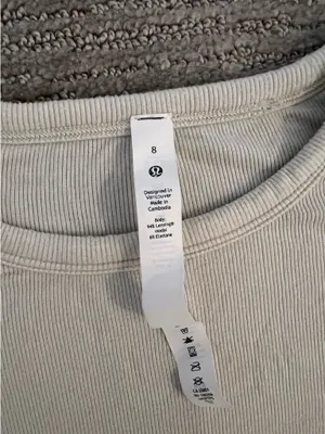 Lululemon Long Sleeve Ribbed thumbnail 3