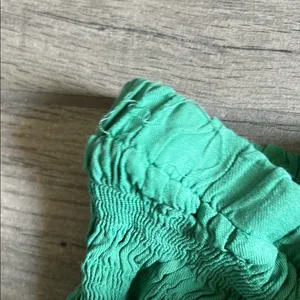 Forever 21 Teal Strapless Smocked Top thumbnail 3