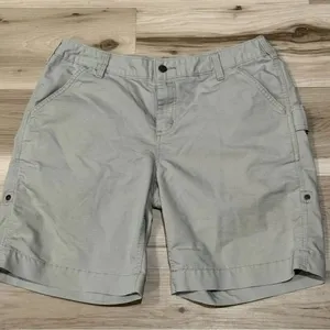 Carhartt Original Fit Khaki Shorts Women’s 14 thumbnail 1