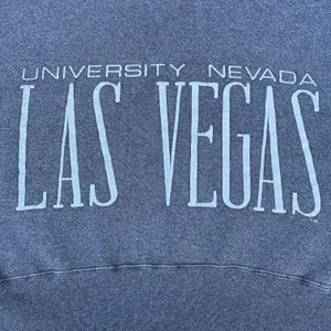 Russell Athletic Vintage University of Nevada Las Vegas Grey Crewneck Sweater thumbnail 3