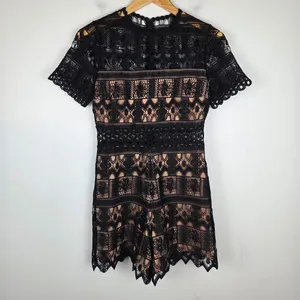 Alexis Alexandria Lace Dark Romantic Romper‎ Women’s Sz S thumbnail 3