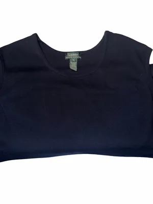 Ralph Lauren Black Cap-Sleeve Maxi Knit Dress thumbnail 5