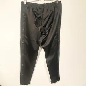 Adidas Size Small Snap Button Up Leg Trefoil Track Athletic Pants Pull On‎ thumbnail 5