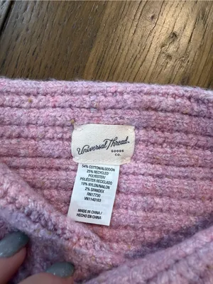 Universal Threads Light Pink Twist Knit Headband thumbnail 2