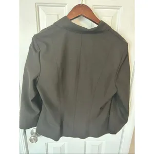 The limited brown blazer size 10 work attire y2k style thumbnail 4