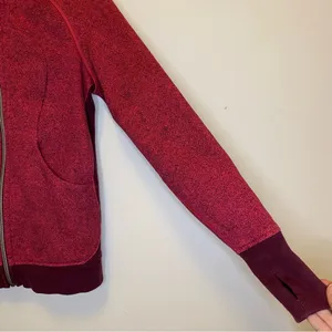 LULULEMON Scuba Full Zip Fleece Hoodie III Rio Mist Boom Juice Red Grape Sz 4 thumbnail 8