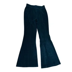 Aerie Black Corduroy Flare Pants High Waisted Bell Bottoms Sz‎ S thumbnail 2