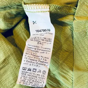 Sundress Celery Green Square Neck Puff Sleeves New Without Tags thumbnail 4