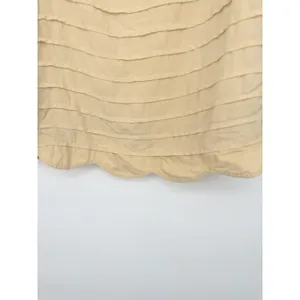 Tory Burch Womens 100% Silk Maize‎ Yellow Tiered Blouse Top Size 6 Career Staple thumbnail 2