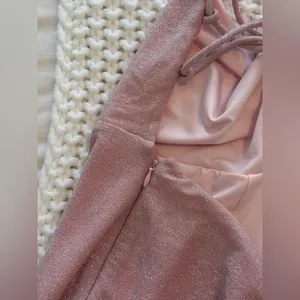 Babyboo Miley Maxi Dress Pink Sparkle thumbnail 5