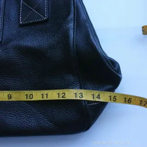 Dooney & Bourke Pebble Grain Leather Office Clean Classic Tote Bag Black thumbnail 6