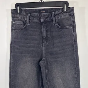 Quince Black Organic Cotton Tencel Straight Leg Jeans Womens Size 26 Faded Denim thumbnail 2
