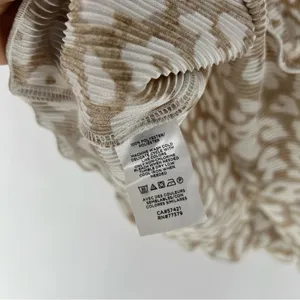 Ann Taylor Factory Leopard Print‎ Micro Pleated Stretchy Sleeveless Top Size S thumbnail 7