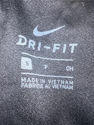 Nike Air Dri-FIT Women’s Small Running Shorts Black Gray Geometric Lined 3” thumbnail 7