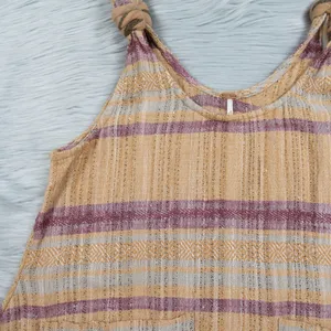 FREE PEOPLE Harper Striped Maxi Tank A-Line Swing Dress Women's Size Small thumbnail 8