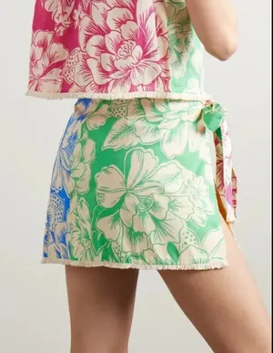 Farm rio mini wrap skirt thumbnail 1