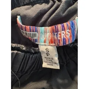 Urban Outfitters Strapless Maxi Dress Gray Tiered Smocked Cotton Fall Small thumbnail 7