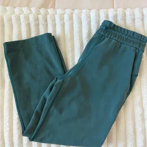 Lululemon Softstreme High-Rise Straight Leg Crop Storm Teal size 2 thumbnail 3