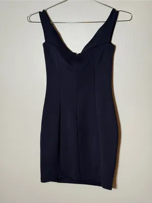 Tobi Navy Off-Shoulder Mini Bodycon Dress thumbnail 7