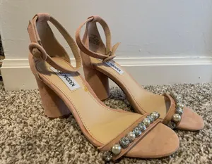 Steve Madden Blush Sparkle Heels thumbnail 4