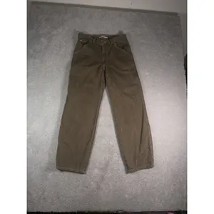 Levis Dad Utility Carpenter Jean Women Sz 26x30 Brown Denim Premium Big E thumbnail 2