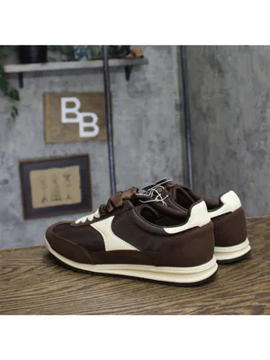 NWT Universal Thread Skyler Jogger Sneakers Low Top Double Lace Brown Multi 9M thumbnail 3