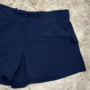Swimsuits For All Navy Board Short NEW Size 26 Unlined Pocket Elastic Waist thumbnail 4