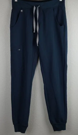 FIGS Zamora Jogger Scrub Pants Womens XS‎ Navy Blue Technical W18SW2005 thumbnail 1
