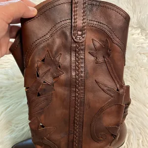 White Mountain, Santa Fe, Western CowboyBoots size 8.5 brown color thumbnail 6