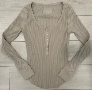 Aerie Ribbed Long Sleeve Tee thumbnail 1