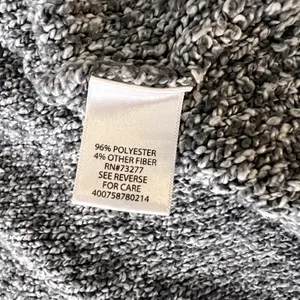 Candie's Gray Open Front Knit Cardigan Sweater thumbnail 7