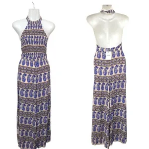NWT Boteh Lazuli shirred halterneck jumpsuit size 1 thumbnail 4