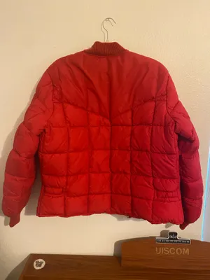 Walls Vintage Blizzard Puff Jacket Red Size XL thumbnail 2