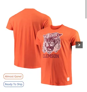 Retro Brand Clemson T-Shirt thumbnail 4