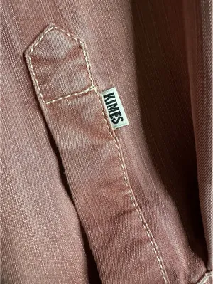 KIMES RANCH Pearl Snap Pink Tencel Western Long Sleeve Shirt Women’s Small thumbnail 9