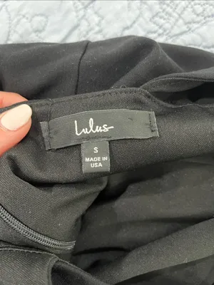 Lulu's Black Square Neck Midi Sheath Dress thumbnail 2