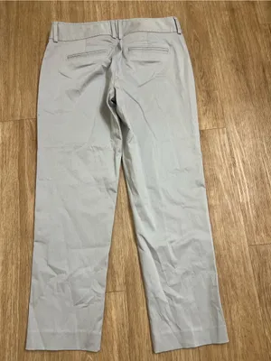 Banana Republic Light Gray Women's Capris with Belt Loops thumbnail 2