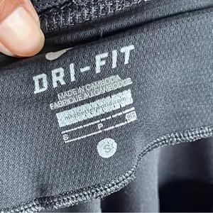 NIKE | Black Full Length Zipper Ankle Leggings Sz S thumbnail 10