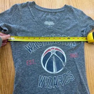 Washington Wizards Fanatics Fitted Shirt Size Small‎ Gray Women’s thumbnail 5