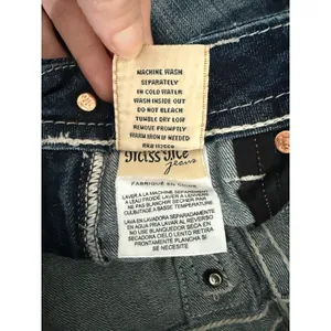 Miss Me Women's Embellished Bling Multicolor Signature Straight Dark Wash 27 thumbnail 5