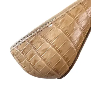 Tory Burch Georgina Linen Platform Heels Croc Leather Peep Toe‎ Sz 9 thumbnail 11