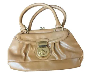 ALDO tan leather shoulder bag purse classic thumbnail 1