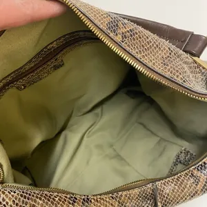 G.I.L.I. Milano Snake Print Leather Hobo Bag C9‎ thumbnail 16