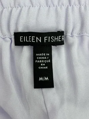 Eileen Fisher Crisp White Wide-Leg Elastic Waist Pants thumbnail 2
