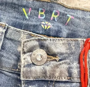Vibrant M.I.U. Metallic Wide leg Cargo Denim Pants - NWT - Womens Size L 32”W thumbnail 11